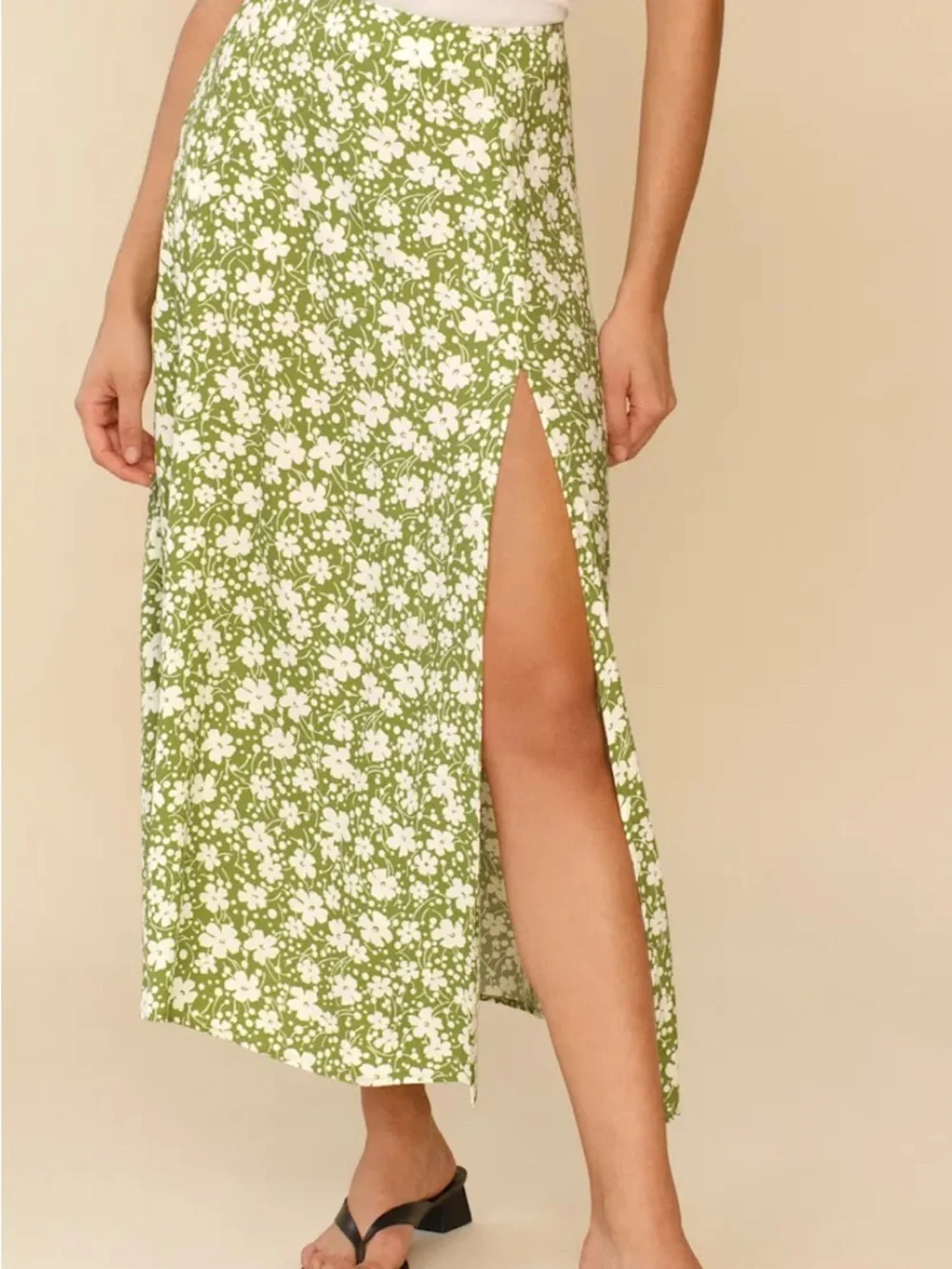 NWT 🍒Reformation Zoe Midi Skirt in Tempo sz 0